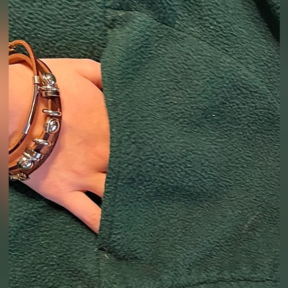 Forest green, cozy, half zip up - Picture 4 of 4